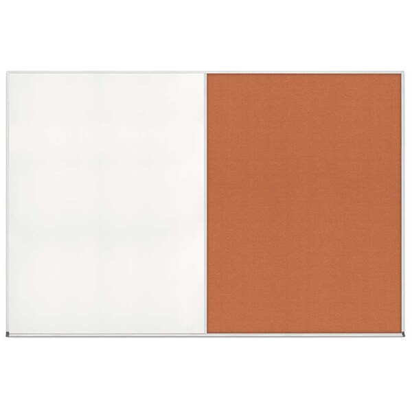 Enclosed Corkboard, 1 Door, 48"x36", 4" Fra